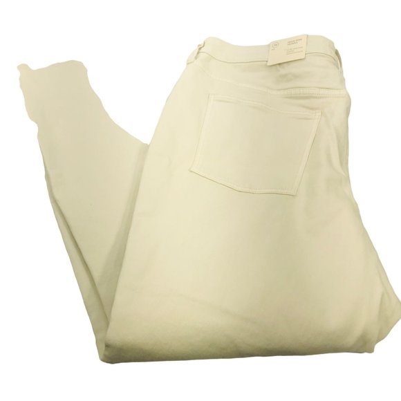 Universal Thread Women's Size 18 Reg High Rise Skinny Jeans Ecru New With Tags - Picture 2 of 15